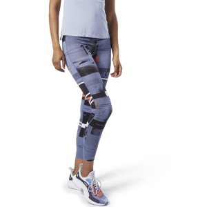 Reebok Meet You There Cotton Leggings Damen - Indigo - DE 052-CKX